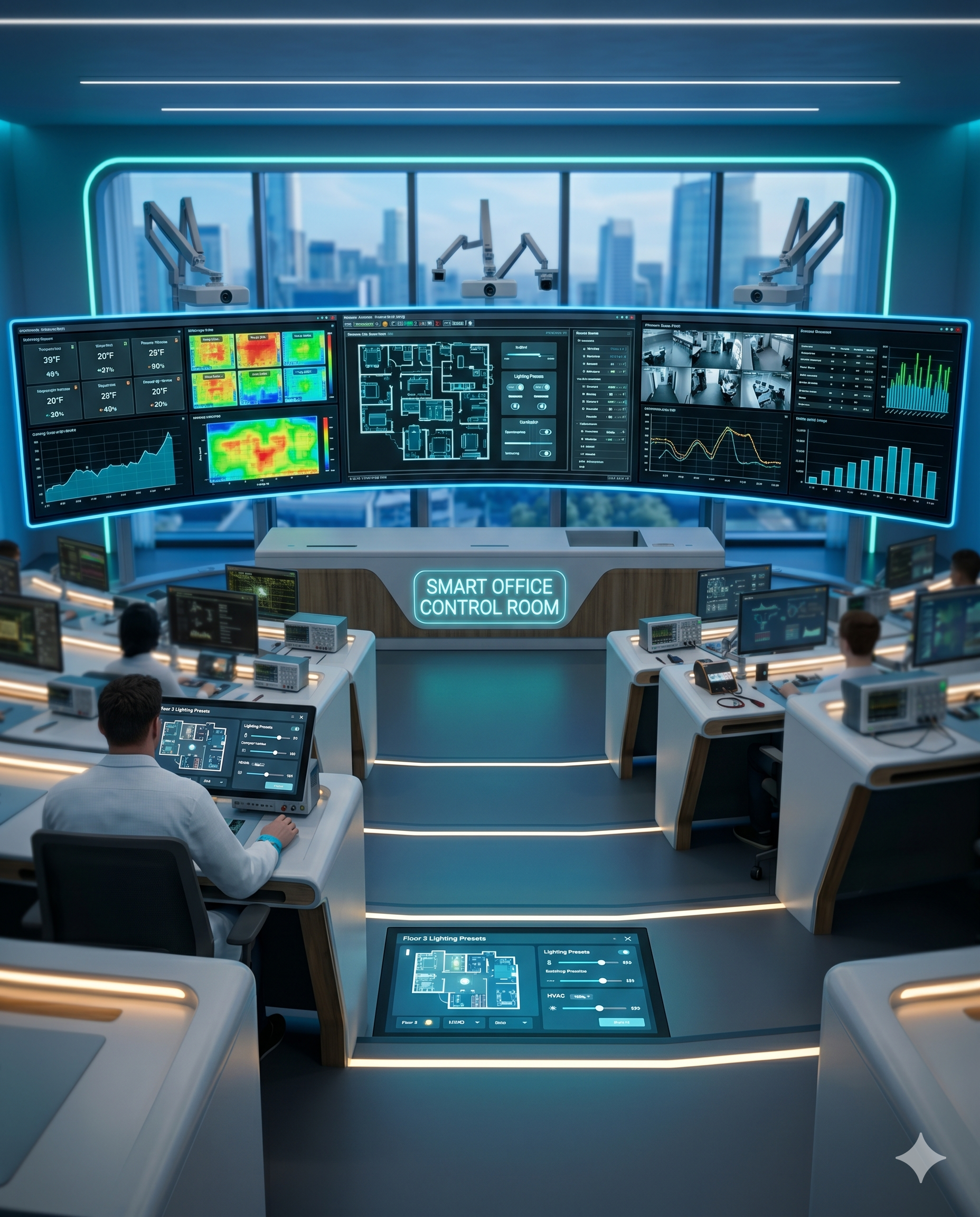 Smart Office Control Room